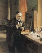 louis pasteur in his laboratory Albert Edelfelt